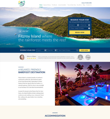 Fitzroy Island Hotel Web Design