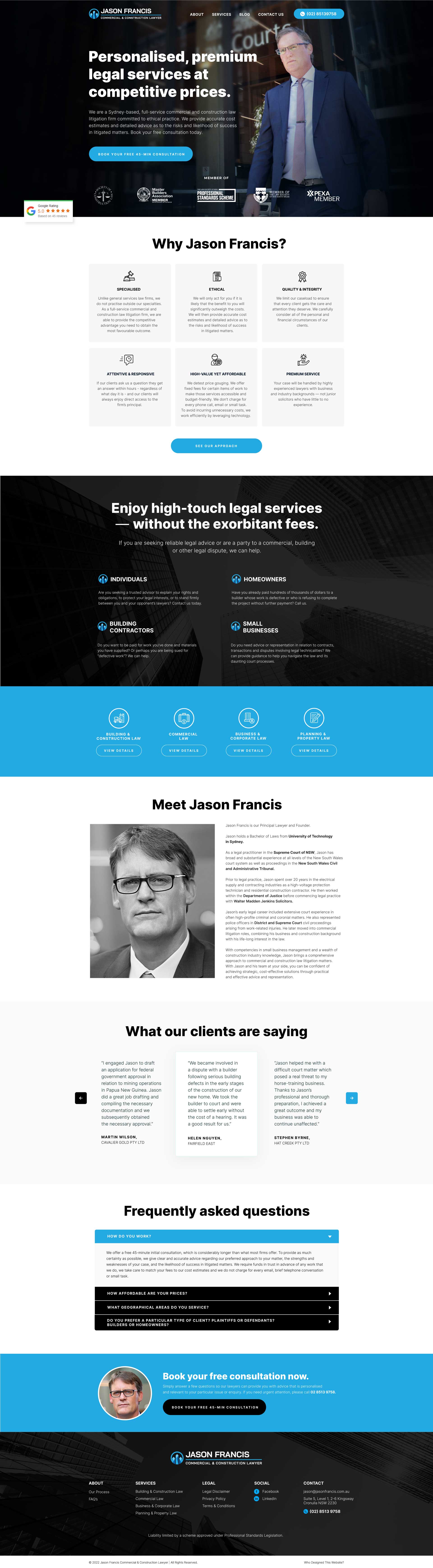 client page design example.
